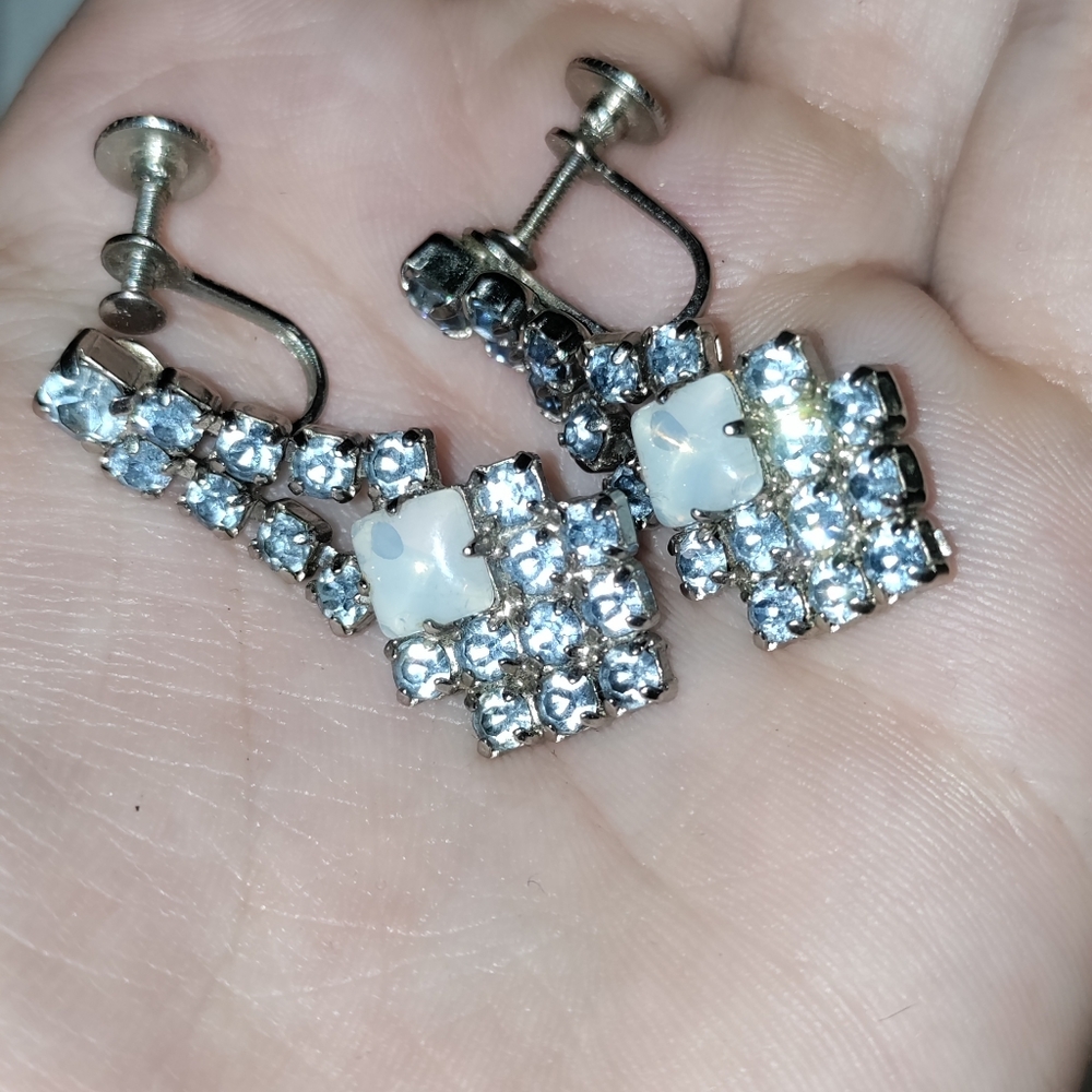Genuine Antique Twist Back Earrings